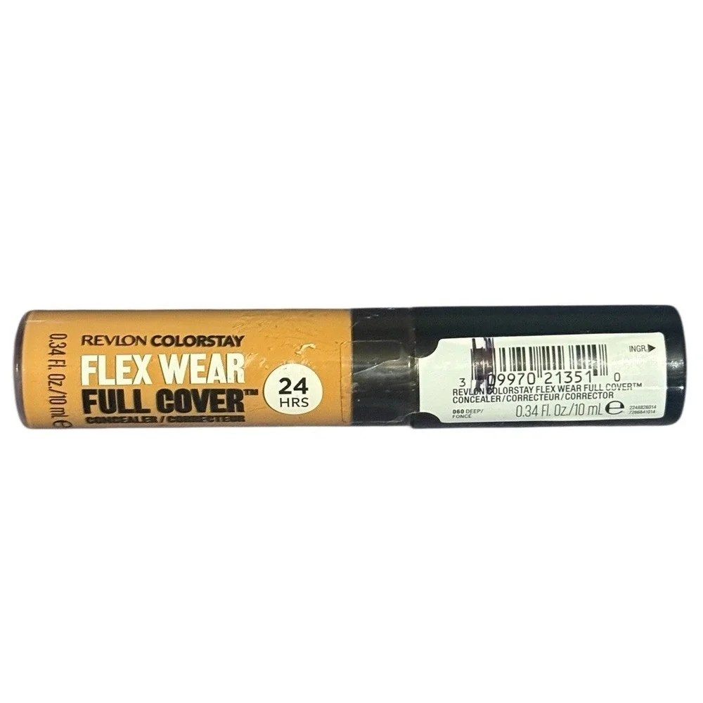 Revlon ColorStay Concealer Flex Wear Full Cover 060 Deep Non-Creasing New